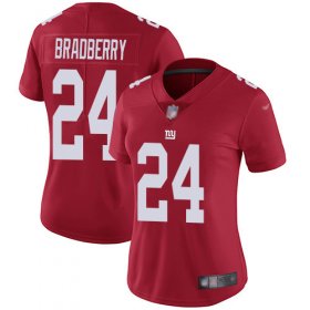 Wholesale Cheap Nike Giants #24 James Bradberry Red Women\'s Stitched NFL Limited Inverted Legend Jersey