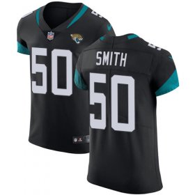 Wholesale Cheap Nike Jaguars #50 Telvin Smith Black Team Color Men\'s Stitched NFL Vapor Untouchable Elite Jersey