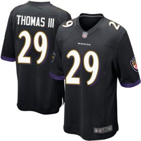 Wholesale Cheap Nike Ravens #29 Earl Thomas III Black Alternate Youth Stitched NFL New Elite Jersey