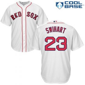 Wholesale Cheap Red Sox #23 Blake Swihart White Cool Base Stitched Youth MLB Jersey