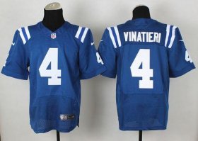 Wholesale Cheap Nike Colts #4 Adam Vinatieri Royal Blue Team Color Men\'s Stitched NFL Elite Jersey