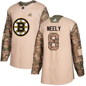 Wholesale Cheap Adidas Bruins #8 Cam Neely Camo Authentic 2017 Veterans Day Stitched NHL Jersey
