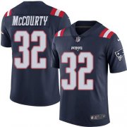 Wholesale Cheap Nike Patriots #32 Devin McCourty Navy Blue Men's Stitched NFL Limited Rush Jersey