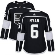 Wholesale Cheap Adidas Kings #6 Joakim Ryan Black Home Authentic Women's Stitched NHL Jersey