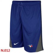 Wholesale Cheap Nike MLB Toronto Blue Jays Performance Training Shorts Blue