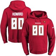 Wholesale Cheap Nike Buccaneers #80 O. J. Howard Red Name & Number Pullover NFL Hoodie
