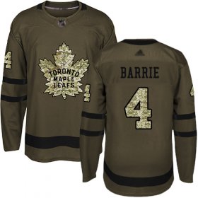 Wholesale Cheap Adidas Maple Leafs #4 Tyson Barrie Green Salute to Service Stitched NHL Jersey