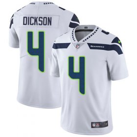Wholesale Cheap Nike Seahawks #4 Michael Dickson White Men\'s Stitched NFL Vapor Untouchable Limited Jersey