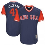 Wholesale Cheap Red Sox #41 Chris Sale Navy "Stickman" Players Weekend Authentic Stitched MLB Jersey