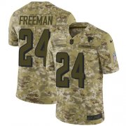 Wholesale Cheap Nike Falcons #24 Devonta Freeman Camo Men's Stitched NFL Limited 2018 Salute To Service Jersey