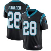 Wholesale Cheap Nike Panthers #28 Rashaan Gaulden Black Team Color Men's Stitched NFL Vapor Untouchable Limited Jersey
