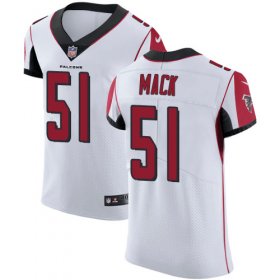 Wholesale Cheap Nike Falcons #51 Alex Mack White Men\'s Stitched NFL Vapor Untouchable Elite Jersey