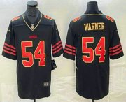 Cheap Men's San Francisco 49ers #54 Bobby Wagner White Gold Fashion Vapor Limited Stitched Jersey