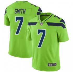 Wholesale Cheap Men\'s Seattle Seahawks #7 Geno Smith Green Vapor Untouchable Limited Stitched Jersey