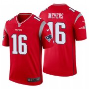 Wholesale Cheap Men's New England Patriots #16 Jakobi Meyers Inverted Legend Red Jersey