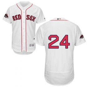 Wholesale Cheap Red Sox #24 David Price White Flexbase Authentic Collection 2018 World Series Champions Stitched MLB Jersey