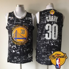 Wholesale Cheap Men\'s Golden State Warriors #30 Stephen Curry Urban Luminous 2017 The NBA Finals Patch Jersey