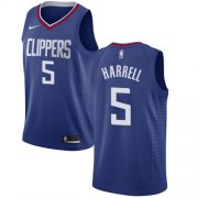 Wholesale Cheap Nike Clippers #5 Montrezl Harrell Blue NBA Swingman Icon Edition Jersey