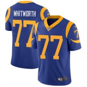 Wholesale Cheap Nike Rams #77 Andrew Whitworth Royal Blue Alternate Youth Stitched NFL Vapor Untouchable Limited Jersey
