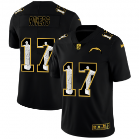 Wholesale Cheap Los Angeles Chargers #17 Philip Rivers Men\'s Nike Carbon Black Vapor Cristo Redentor Limited NFL Jersey