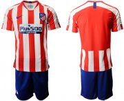 Wholesale Cheap Atletico Madrid Blank Home Soccer Club Jersey