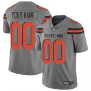 Wholesale Cheap Nike Cleveland Browns Customized Gray Men's Stitched NFL Limited Inverted Legend Jersey