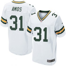 Wholesale Cheap Nike Packers #31 Adrian Amos White Men\'s Stitched NFL Elite Jersey