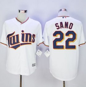 Wholesale Cheap Twins #22 Miguel Sano New White Cool Base Stitched MLB Jersey