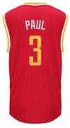 Wholesale Cheap Men's Houston Rockets #3 Chris Paul Red With Gold Stitched NBA Adidas Revolution 30 Swingman Jersey