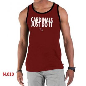 Wholesale Cheap Men\'s Nike NFL Arizona Cardinals Sideline Legend Authentic Logo Tank Top Red
