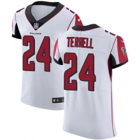 Wholesale Cheap Nike Falcons #24 A.J. Terrell White Men\'s Stitched NFL New Elite Jersey