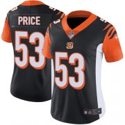 Wholesale Cheap Nike Bengals #53 Billy Price Black Team Color Women's Stitched NFL Vapor Untouchable Limited Jersey