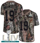 Wholesale Cheap Nike 49ers #19 Deebo Samuel Camo Super Bowl LIV 2020 Men's Stitched NFL Limited Rush Realtree Jersey