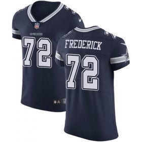 Wholesale Cheap Nike Cowboys #72 Travis Frederick Navy Blue Team Color Men\'s Stitched NFL Vapor Untouchable Elite Jersey