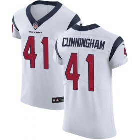 Wholesale Cheap Nike Texans #41 Zach Cunningham White Men\'s Stitched NFL Vapor Untouchable Elite Jersey