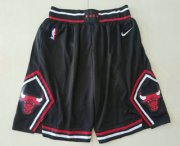 Wholesale Cheap Men's Chicago Bulls Black 2019 Nike Swingman Stitched NBA Shorts