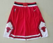 Wholesale Cheap Men's Chicago Bulls Red 2019 Nike Swingman Stitched NBA Shorts