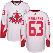 Wholesale Cheap Team CA. #63 Brad Marchand White 2016 World Cup Stitched NHL Jersey