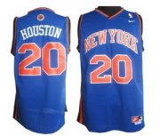Wholesale Cheap New York Knicks #20 Allan Houston Blue Swingman Throwback Jersey
