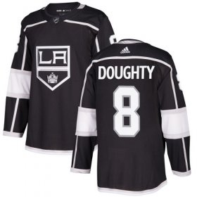 Wholesale Cheap Adidas Kings #8 Drew Doughty Black Home Authentic Stitched Youth NHL Jersey