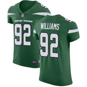 Wholesale Cheap Nike Jets #92 Leonard Williams Green Team Color Men\'s Stitched NFL Vapor Untouchable Elite Jersey