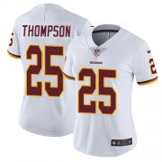 Wholesale Cheap Nike Redskins #25 Chris Thompson White Women's Stitched NFL Vapor Untouchable Limited Jersey