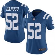 Wholesale Cheap Nike Colts #52 Ben Banogu Royal Blue Women's Stitched NFL Limited Rush Jersey