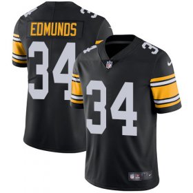 Wholesale Cheap Nike Steelers #34 Terrell Edmunds Black Alternate Men\'s Stitched NFL Vapor Untouchable Limited Jersey