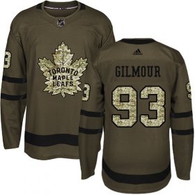 Wholesale Cheap Adidas Maple Leafs #93 Doug Gilmour Green Salute to Service Stitched NHL Jersey