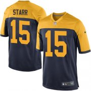 Wholesale Cheap Nike Packers #15 Bart Starr Navy Blue Alternate Youth Stitched NFL New Elite Jersey