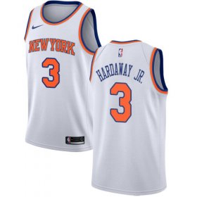 Wholesale Cheap Nike Knicks #3 Tim Hardaway Jr. White NBA Swingman Association Edition Jersey