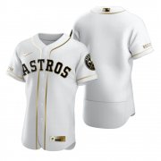Wholesale Cheap Houston Astros Blank White Nike Men's Authentic Golden Edition MLB Jersey
