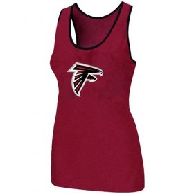 Wholesale Cheap Women\'s Nike Atlanta Falcons Big Logo Tri-Blend Racerback Stretch Tank Top Red