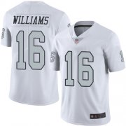 Wholesale Cheap Nike Raiders #16 Tyrell Williams White Men's Stitched NFL Limited Rush Jersey